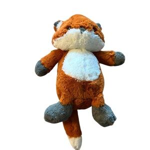 Plush Fox Toy - Orange and White